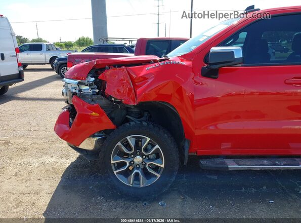 1GCPDDEK8NZ593176 2022 CHEVROLET SILVERADO Red Vista frontal