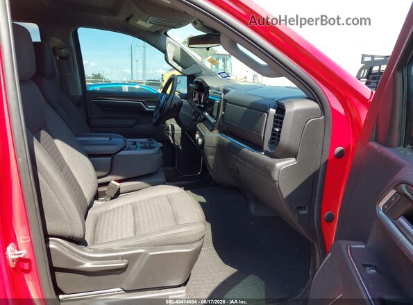 1GCPDDEK8NZ593176 2022 CHEVROLET SILVERADO Red Vista interior delantera