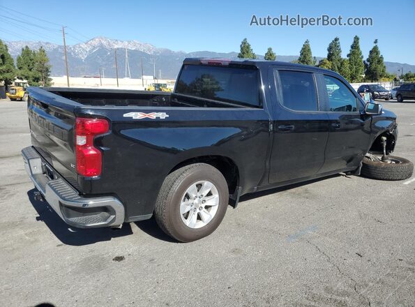 1GCPDDEK8NZ611448 2022 CHEVROLET SILVERADO Black Հետևի աջ
