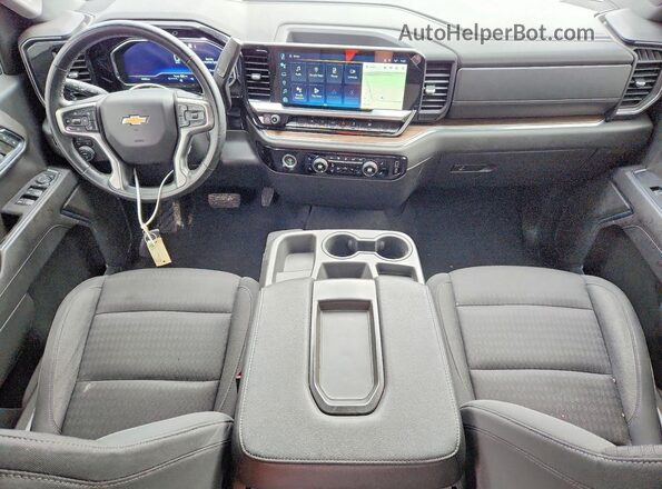 1GCPDDEK8PZ172657 2023 CHEVROLET SILVERADO White Vista del salpicadero