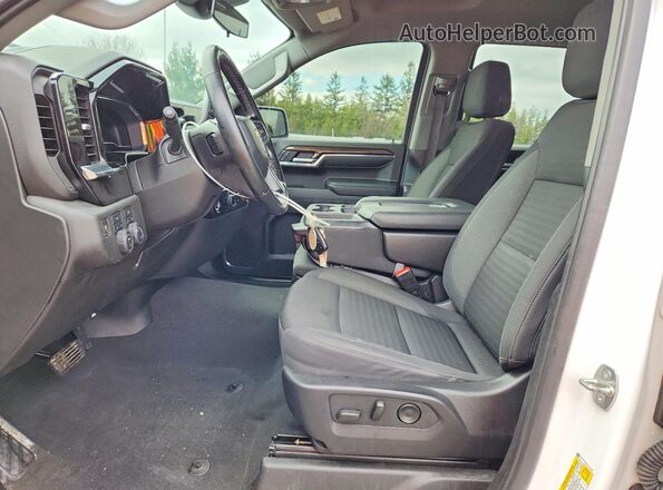 1GCPDDEK8PZ172657 2023 CHEVROLET SILVERADO White Vista interior delantera