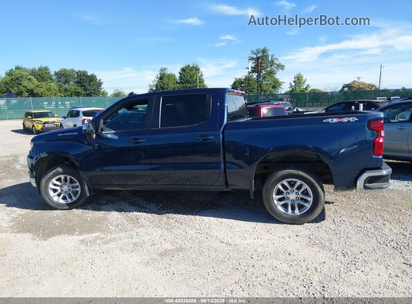 1GCPDKEK0NZ637384 2022 CHEVROLET SILVERADO Синий 