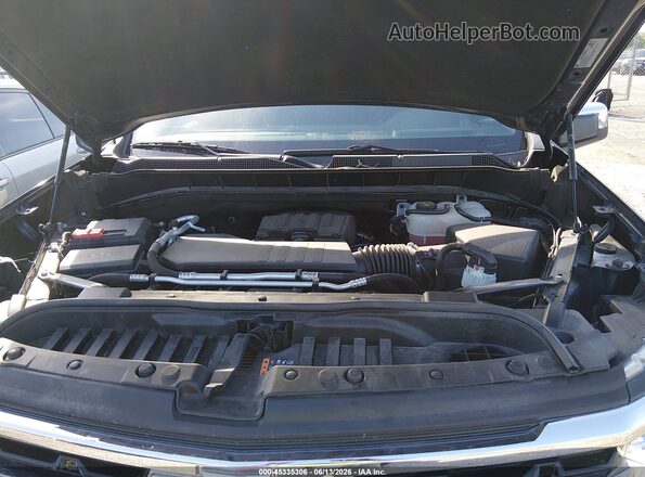 1GCPDKEK0NZ637384 2022 CHEVROLET SILVERADO Синий Вид сзади