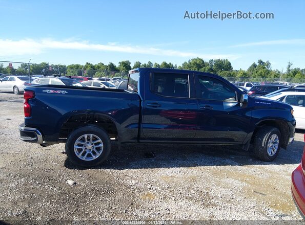 1GCPDKEK0NZ637384 2022 CHEVROLET SILVERADO Синий Панорамный вид салона 360°