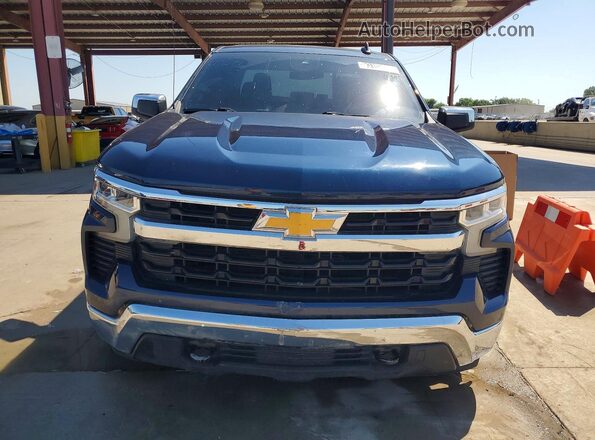 1GCPDKEK4NZ607160 2022 CHEVROLET SILVERADO Blue 