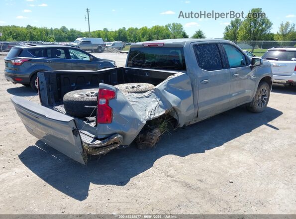 1GCPDKEK4RZ303820 2024 CHEVROLET SILVERADO Gray Задня права чверть
