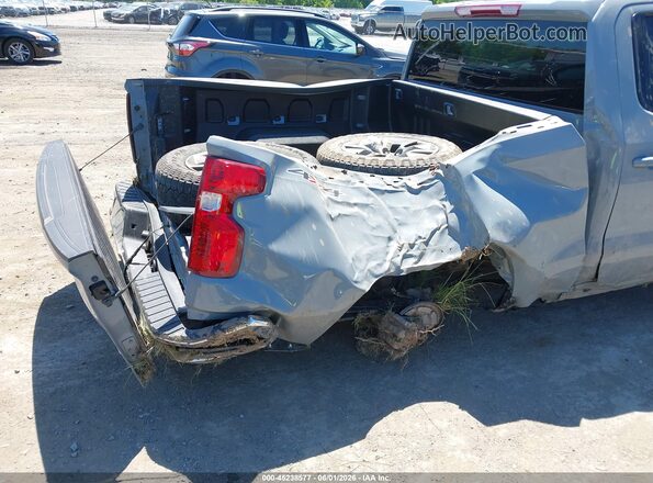 1GCPDKEK4RZ303820 2024 CHEVROLET SILVERADO Gray Вид спереду