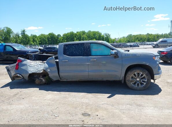 1GCPDKEK4RZ303820 2024 CHEVROLET SILVERADO Gray Вид задньої частини салону