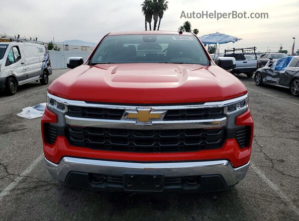 1GCPDKEK5NZ638840 2022 CHEVROLET SILVERADO Red წინა ხედი