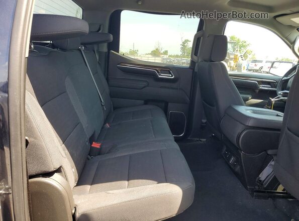1GCPDKEK6PZ207703 2023 CHEVROLET SILVERADO Black Widok tylnych siedzeń