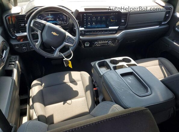 1GCPDKEK6PZ207703 2023 CHEVROLET SILVERADO Black Widok deski rozdzielczej