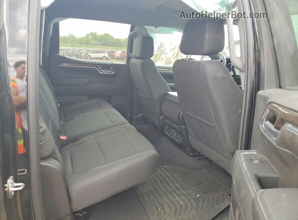 1GCPDKEK7PZ105567 2023 CHEVROLET SILVERADO Black Widok tylnych siedzeń