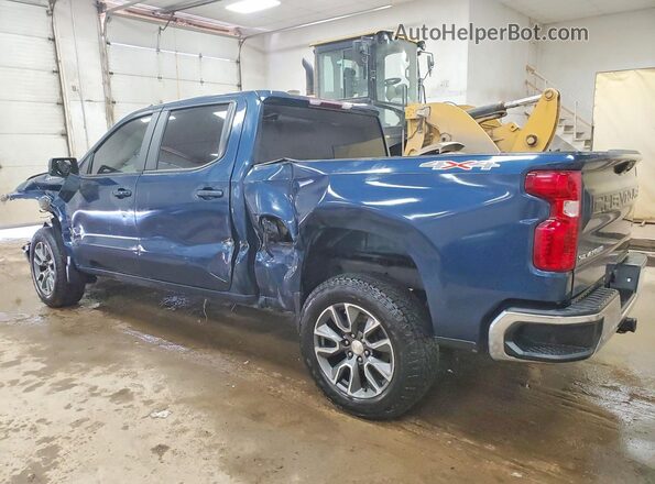 1GCPDKEK9PZ109085 2023 CHEVROLET SILVERADO Blue Задня ліва чверть