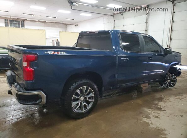 1GCPDKEK9PZ109085 2023 CHEVROLET SILVERADO Blue Задня права чверть