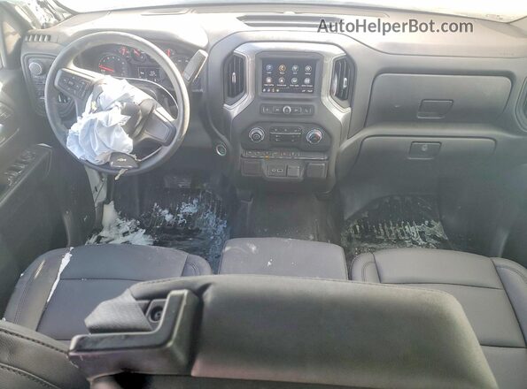 1GCPKAEK2SZ220022 2025 CHEVROLET SILVERADO Белый Вид панели приборов