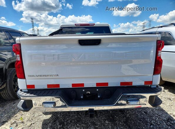 1GCPKAEK2SZ220022 2025 CHEVROLET SILVERADO Белый Вид сзади