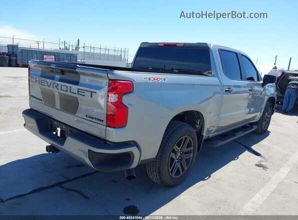 1GCPKBEK0SZ240923 2025 CHEVROLET SILVERADO Gray Trasero derecho