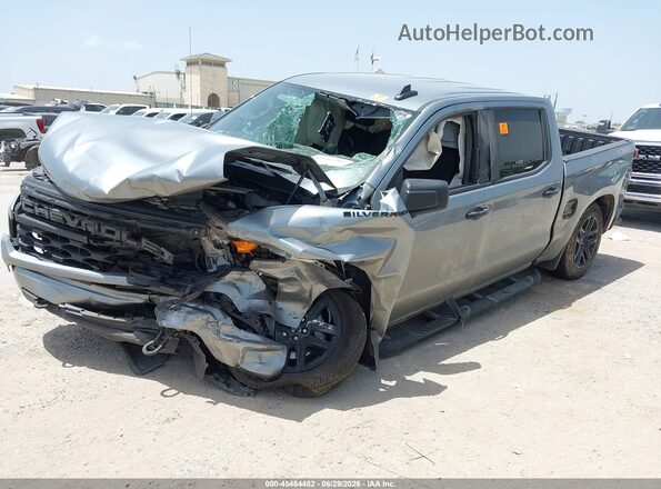 1GCPKBEK2TZ214650 2026 CHEVROLET SILVERADO Серый Передняя левая четверть