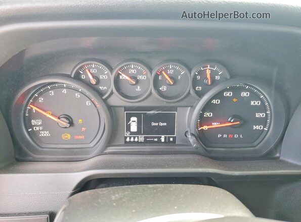 1GCPKBEK7SZ299967 2025 CHEVROLET SILVERADO Белый Вид щитка приборов