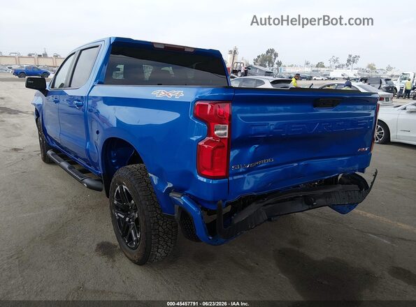 1GCPKWEK8TZ224963 2026 CHEVROLET SILVERADO Blue Задня ліва чверть