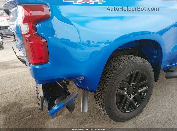1GCPKWEK8TZ224963 2026 CHEVROLET SILVERADO Blue Вид задньої частини салону