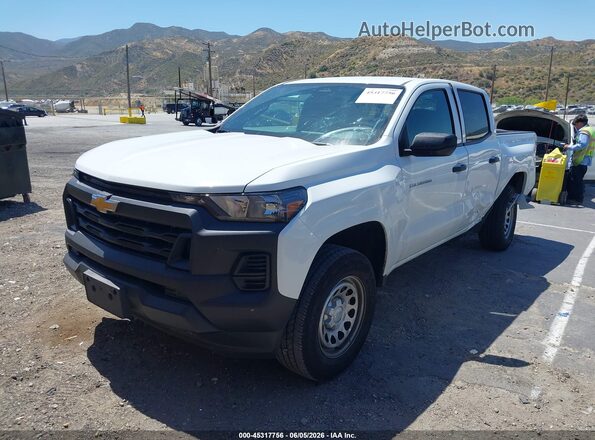 1GCPSBEK0S1127309 2025 CHEVROLET COLORADO White Առջևի ձախ երեք քառորդ տեսարան