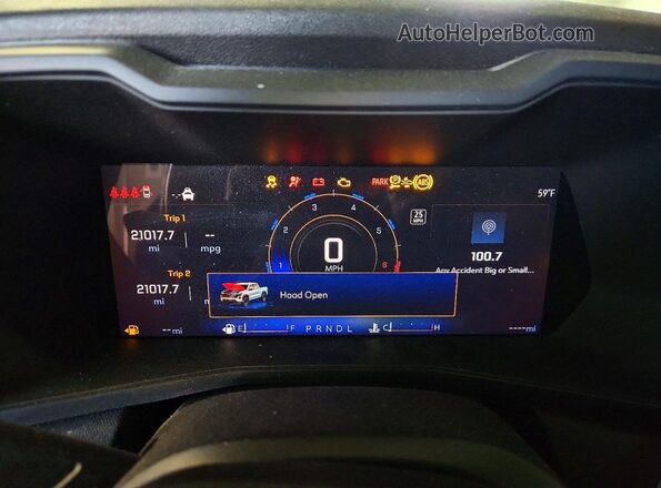 1GCPSBEK0S1166403 2025 CHEVROLET COLORADO Серый Вид щитка приборов