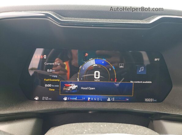 1GCPSCEK0R1123650 2024 CHEVROLET COLORADO Blue Вид щитка приладів