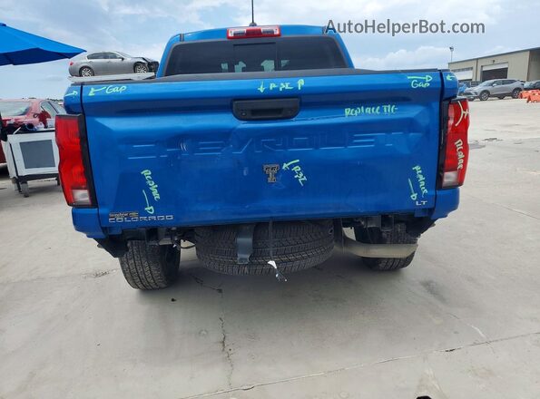 1GCPSCEK0R1123650 2024 CHEVROLET COLORADO Blue Вид ззаду