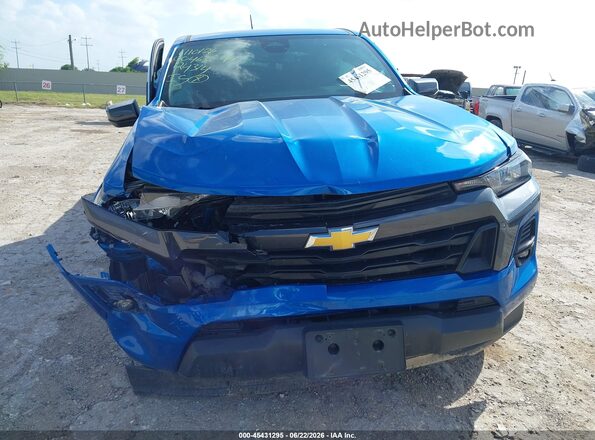 1GCPSCEK0R1124314 2024 CHEVROLET COLORADO Blue Instrument cluster view