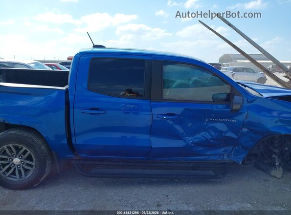 1GCPSCEK0R1124314 2024 CHEVROLET COLORADO Blue Rear interior view