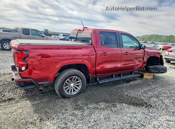 1GCPSCEK1R1121695 2024 CHEVROLET COLORADO Burgundy Հետևի աջ