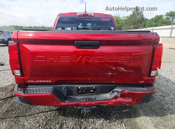 1GCPSCEK1R1121695 2024 CHEVROLET COLORADO Burgundy Հետևի տեսք