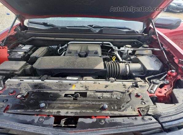 1GCPSCEK1R1121695 2024 CHEVROLET COLORADO Burgundy Սալոնի հետևի տեսք