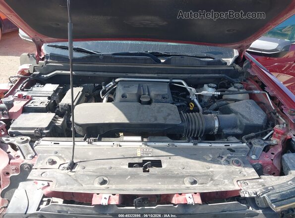 1GCPSCEK3S1227197 2025 CHEVROLET COLORADO Темно-бордовый Вид сзади