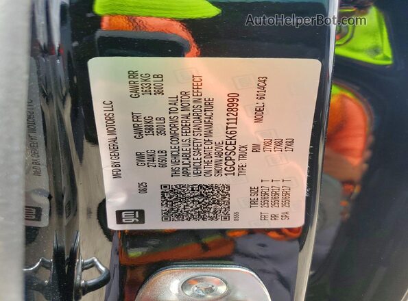1GCPSCEK6T1128990 2026 CHEVROLET COLORADO Черный 