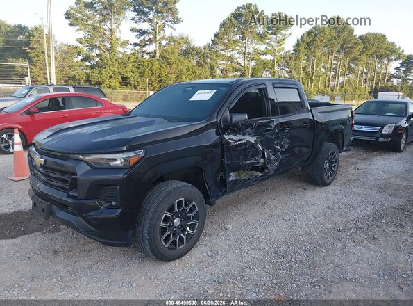 1GCPSCEK7P1233611 2023 CHEVROLET COLORADO Black წინა მარცხენა ხედი სამი მეოთხედიდან