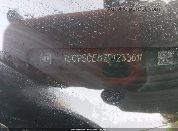 1GCPSCEK7P1233611 2023 CHEVROLET COLORADO Black ძრავის განყოფილების ხედი