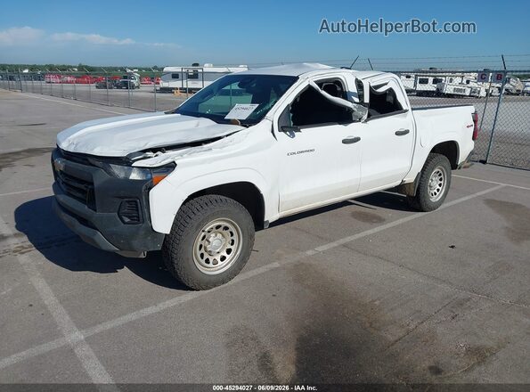 1GCPTBEK0P1191645 2023 CHEVROLET COLORADO Белый Передняя левая четверть