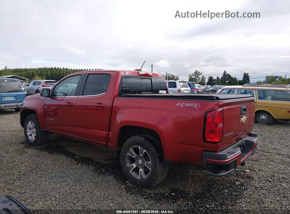 1GCPTCE19G1229970 2016 CHEVROLET COLORADO Красный Задняя левая четверть