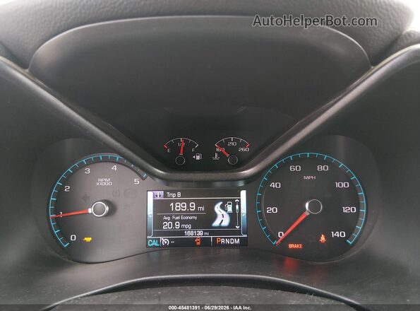 1GCPTCE19G1229970 2016 CHEVROLET COLORADO Красный Вид задних сидений