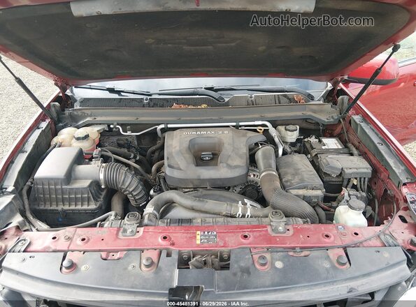 1GCPTCE19G1229970 2016 CHEVROLET COLORADO Красный Вид сзади