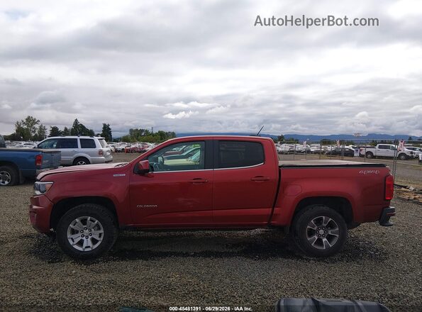 1GCPTCE19G1229970 2016 CHEVROLET COLORADO Красный 