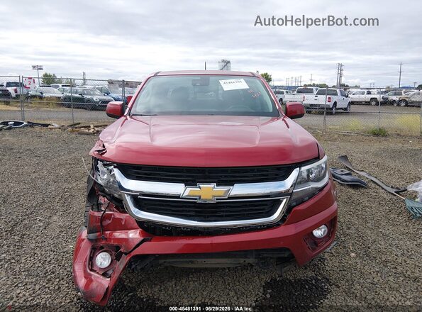 1GCPTCE19G1229970 2016 CHEVROLET COLORADO Красный Вид задней части салона