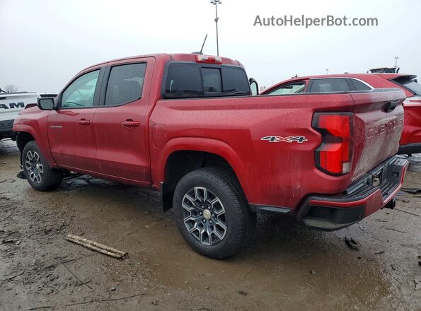 1GCPTCEK0P1134366 2023 CHEVROLET COLORADO Красный Задняя левая четверть