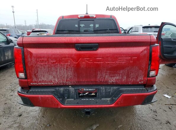 1GCPTCEK0P1134366 2023 CHEVROLET COLORADO Красный Вид сзади