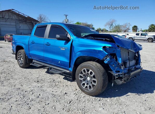 1GCPTCEK2R1123680 2024 CHEVROLET COLORADO Синий Передняя правая четверть
