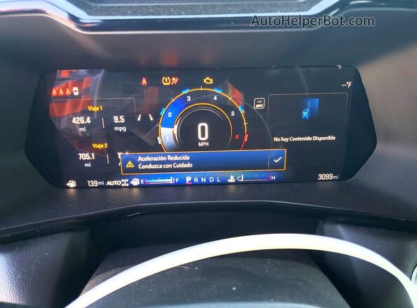 1GCPTCEK2R1123680 2024 CHEVROLET COLORADO Синий Вид щитка приборов