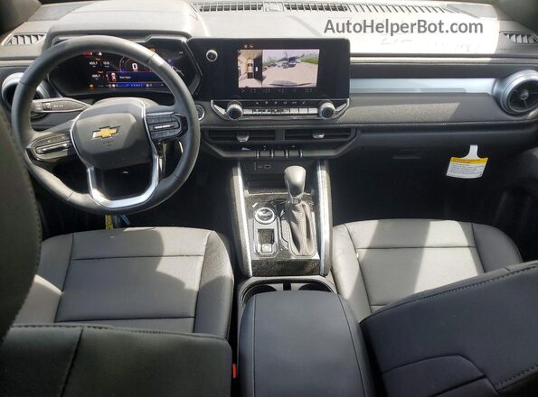 1GCPTCEK4S1225987 2025 CHEVROLET COLORADO Gray Dashboard view
