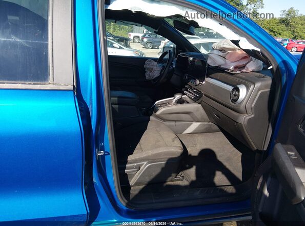1GCPTCEK9P1120532 2023 CHEVROLET COLORADO Blue წინა სალონის ხედი